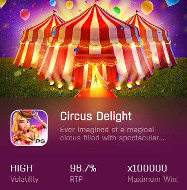 สล็อต สล็อตแตกง่าย สล็อตโจ๊กเกอร์ Circus Deligh